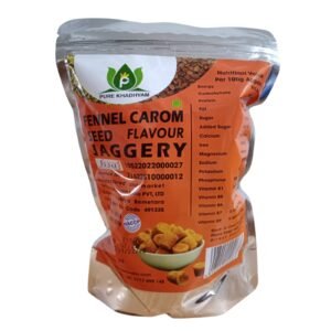 Fenel carom seed flavour jaggery